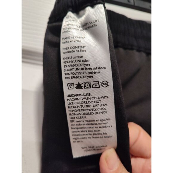 Eddie Bauer Black Tulip Hem Skirt Short Medium Golf Comfy NWOT - Picture 10 of 13